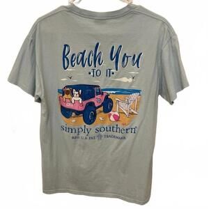 Simply Southern "beach you to it" size M